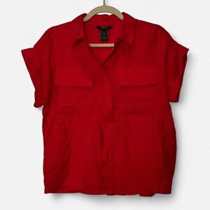 Red Simply Vera Vera Wang Blouse